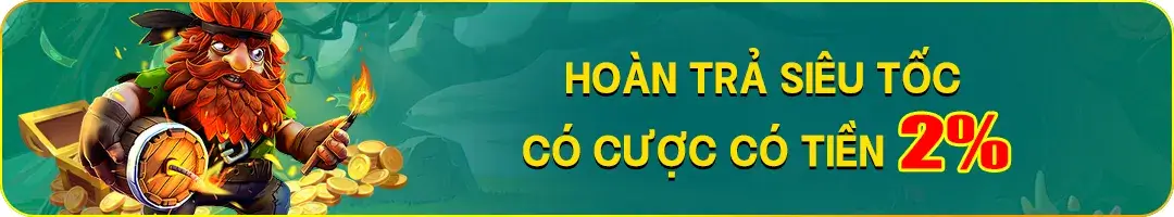 Nhà cái Ok36534 vip khuyến mãi hoàn trả 2%